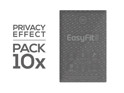 Xiaomi Mi 10 Pro - Protective Films 18x12cm for EasyFit Plotter Pack 10pcs. Privacy