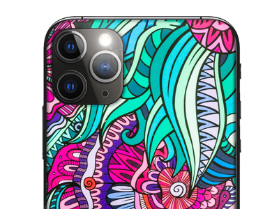 Samsung SM-G930 Galaxy S7 - BACKSKIN films for EasyFit plotters Tribal flower