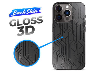 Oppo Reno 10x Zoom - BACKSKIN films for Easyfit plotters Gloss 3D Circuit Transparent