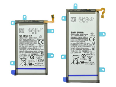 Samsung SM-F916 Galaxy Z Fold2 5G - EB-BF916ABY 2155 mAh Battery + EB-BF917ABY 2345 mAh Battery  *Bulk**
