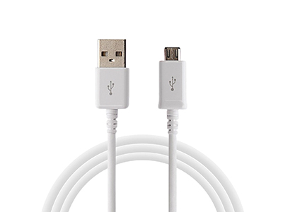 Samsung GT-I9515 Galaxy S4 Value - ECB-DU4EWE Charge and Data Cable Usb-Micro Usb 3.3PI 1,5m White **Bulk**