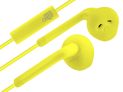 Motorola Moto G6 Play - Wired Stereo earphone - Jack 3,5mm Sport with microphone Lime
