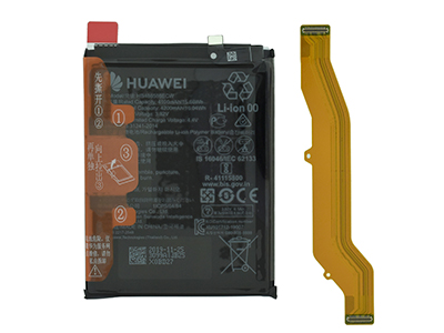 Huawei P40 Lite - Mainboard Flat Cable + Battery