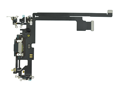 Apple iPhone 12 Pro Max - Flat cable + Connettore Ricarica + Microfono Blu  No Logo
