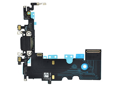 Apple iPhone SE 2020 - Flat cable + Connettore Ricarica + Microfono Nero  No Logo