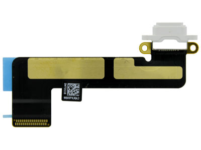 Apple iPad Mini Model n: A1432-A1454-A1455 - Flat Cable + Plug-In Connector White High Quality