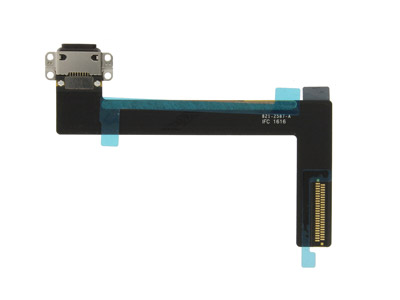 Apple iPad Air 2 Model n: A1566-A1567 - Flat cable + Connettore Plug-In Nero Alta Qualità