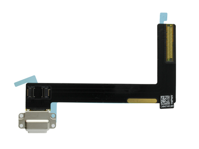Apple iPad Air 2 Model n: A1566-A1567 - Flat cable + Connettore Plug-In Bianco Alta Qualità