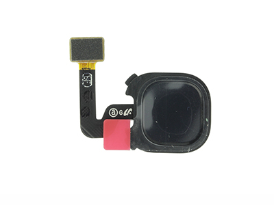 Samsung SM-A920 Galaxy A9 - Flat Cable + Fingerprint Reader Black