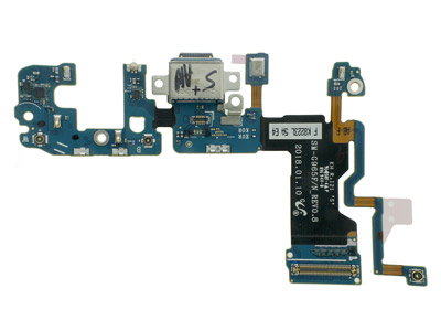 Samsung SM-G965 Galaxy S9 + - Flat Cable + Plug In + Microfono