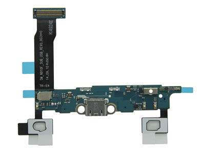Samsung SM-N910 Galaxy NOTE 4 - Flat cable + Plug in + Switch Tasto Home + Retroillumin. Tasti Funz. + Microfono