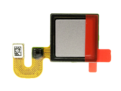 Asus ZenFone Max (M2) ZB633KL - Flat Cable + Fingerprint Reader Silver