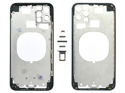 Apple iPhone 11 Pro Max - Metal Frame + Side Keys + Sim Holder Green
