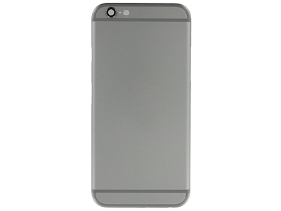 Apple iPhone 6s - Metal Frame + Side Keys + Sim Holder + Back Cover + Glass NO LOGO White