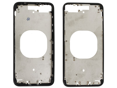 Apple iPhone 8 Plus - Frame in metallo +Tasti Laterali + Sportellino Sim NO LOGO  Grigio Siderale
