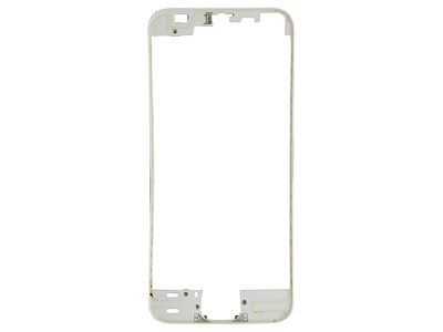 Apple iPhone 5S - Frame cornice lcd  con Colla per Forte aderenza Bianco