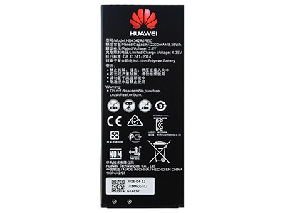 Huawei Y6 Dual-Sim - HB4342A1RBC Batteria 2200 mAh Li-Ion **Bulk**