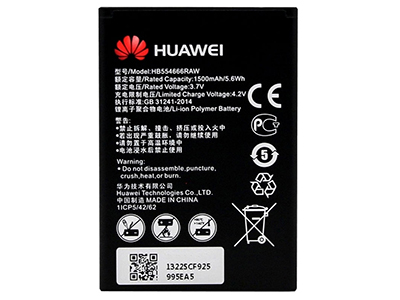 Huawei Mobile Wifi E5356s-2 - HB554666RAW Batteria 1500 mAh Li-Ion **Bulk**
