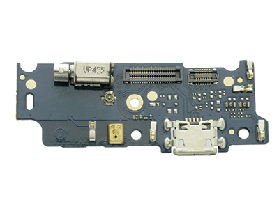 Motorola Moto E4 - Sub Board + Plug In + Vibration + Microphone