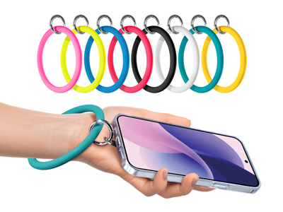 universale - Loop Universal Silicone Smartphone Holder Bracelet 8 Pieces Kit Assorted Colors