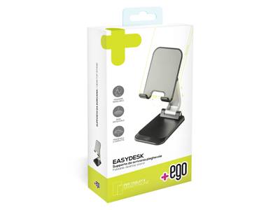 Oppo Reno - Desktop holder for Smartphone and Tablet EasyDesk Black