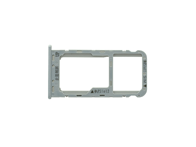 Huawei Honor 6A - Sportello Sim card/SD Card + Alloggio Silver