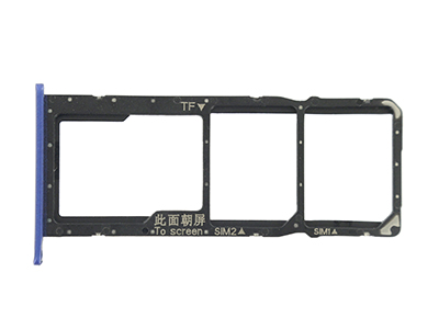 Huawei Honor View 10 Lite - Dual Sim/SD Card Holder Blue