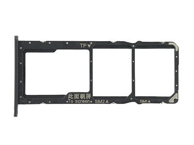 Huawei Honor 8X - Dual Sim/SD Card Holder Black