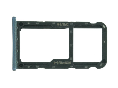 Huawei Mate 10 Lite - Sim Card 2/SD Card Holder Blue