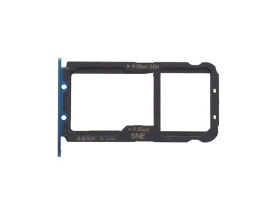 Huawei Mate 20 Lite - Sim Card 2/SD Card Holder Blue