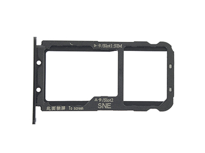 Huawei Mate 20 Lite - Sim Card 2/SD Card Holder Black