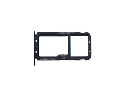 Huawei Mate 20 Lite - Sim-card /SD Card Holder Black