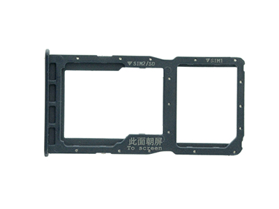 Huawei P30 Lite - Sportello Dual Sim card/SD Card + Alloggio Blu