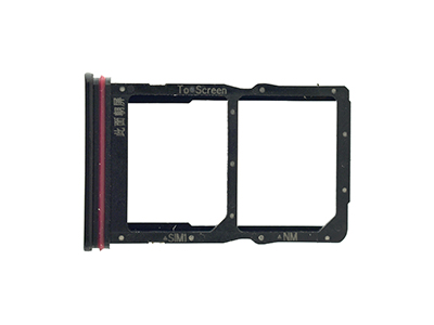 Huawei P40 Lite 5G - Sim Card 2/SD Card Holder Black