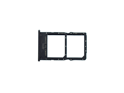 Huawei P40 Lite - Sportello Sim card/NM Card + Alloggio Black