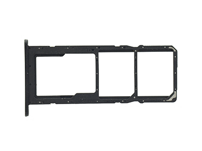 Huawei Honor 10X Lite - Sportello Dual Sim card/SD Card + Alloggio Midnight Black