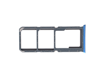 Oppo A16s - Sportello Dual Sim card/SD Card + Alloggio Pearl Blue