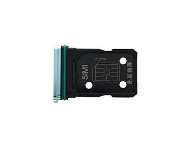 Oppo Reno4 5G - Sportello Dual Sim card + Alloggio Galactic Blue