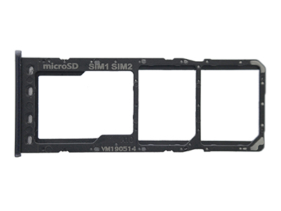 Samsung SM-A105 Galaxy A10 - Sportello Dual Sim card/SD Card + Alloggio Nero