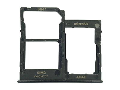Samsung SM-A415 Galaxy A41 - Sportello Dual Sim card/SD Card + Alloggio Nero