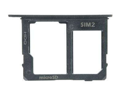 Samsung SM-A605 Galaxy A6 Plus - Sim Card 2/SD Card Holder Black