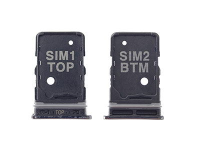 Samsung SM-A805 Galaxy A80 - Dual Sim Card Holder Black