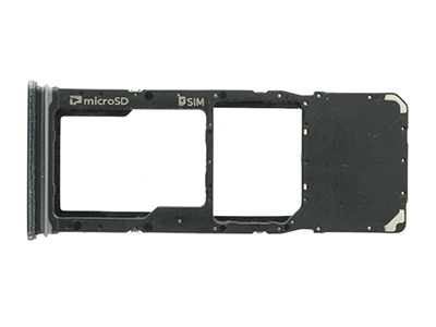 Samsung SM-A920 Galaxy A9 - Sim Card 2/SD Card Holder Black