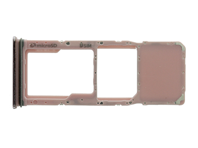 Samsung SM-A920 Galaxy A9 - Sim Card 2/SD Card Holder Pink
