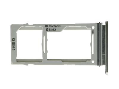 Samsung SM-G970 Galaxy S10e - Dual Sim/SD Card Holder Silver for White vers.