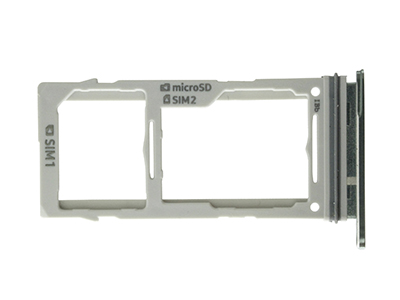 Samsung SM-G973 Galaxy S10 - Sportello Dual Sim card/SD Card + Alloggio Verde