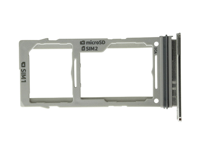 Samsung SM-G975 Galaxy S10+ - Dual Sim/SD Card Holder Silver for White vers.