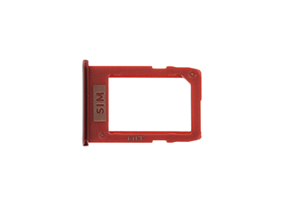 Samsung SM-J610 Galaxy J6+ - Sim Card Holder Red