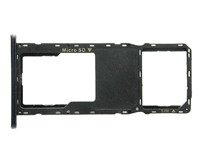 Asus ZenFone Max (M1) ZB555KL - Sim Card 2/SD Card Holder Black