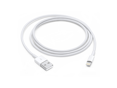 Apple iPad Mini 3 Model n: A1599-A1600 - MXLY2ZM/A Lightning to USB data cable 1m